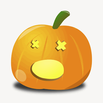 Halloween pumpkin collage element illustration | Free Vector - rawpixel