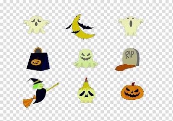 Halloween Pumpkin, Halloween elements transparent background PNG clipart