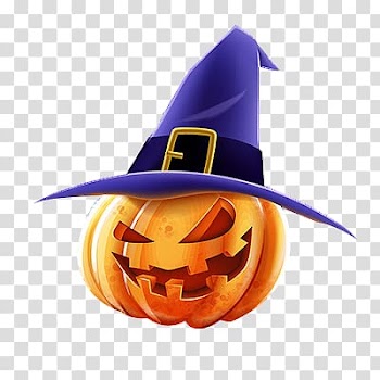 Halloween pumpkin hat creative magic transparent background PNG clipart