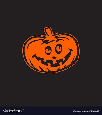 Halloween pumpkin icon logo esign element vector image