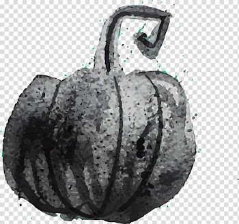 Halloween Pumpkin, Ink Pumpkin transparent background PNG clipart