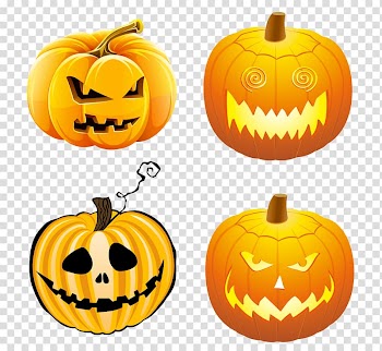 Halloween Pumpkin Jack-o'-lantern Calabaza , Halloween Pumpkin transparent background PNG clipart
