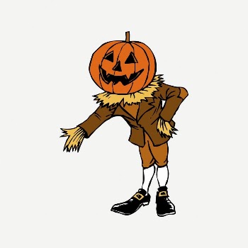 Halloween pumpkin man collage element, | Free PSD Illustration - rawpixel