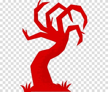 Halloween Pumpkin pie Party Christmas, Pure red tree claw transparent background PNG clipart