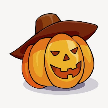 Halloween pumpkin sticker, festive decoration | Free PSD - rawpixel