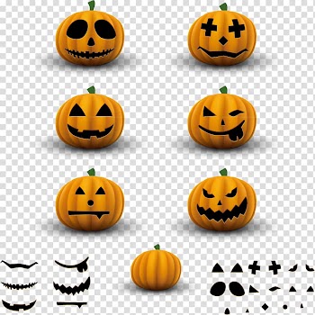 Halloween pumpkin transparent background PNG clipart