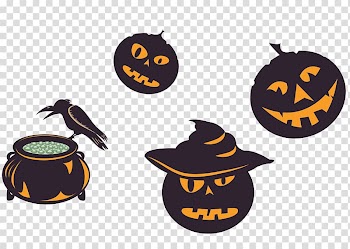Halloween pumpkin transparent background PNG clipart