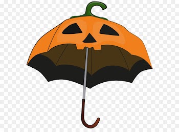 Halloween Pumpkin Umbrella Candy corn Clip art - Halloween Pumpkin Umbrella PNG Clip Art Image 