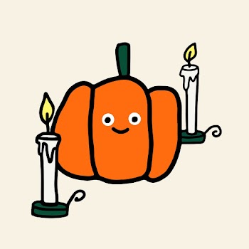 Halloween pumpkin vector sticker, hand drawn… | Free stock illustration | High Resolution graphic