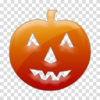 Halloween, red and orange Jack-'-lantern t art transparent background PNG clipart