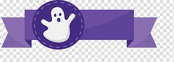 Halloween , Ribbon,purple transparent background PNG clipart