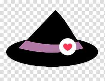 Halloween s, black and purple hat icon transparent background PNG clipart