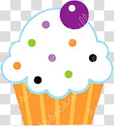 Halloween  s, cupcake transparent background PNG clipart