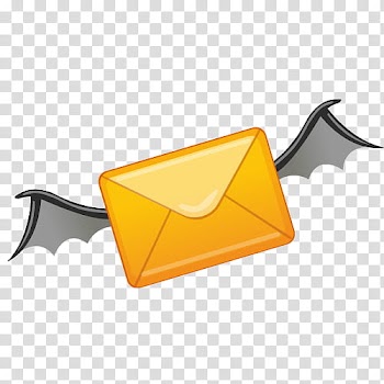 Halloween s, flying message transparent background PNG clipart