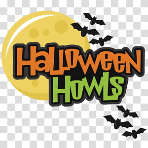Halloween s, Halloween howls text illustration transparent background PNG clipart
