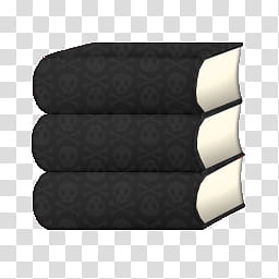Halloween s, three black books transparent background PNG clipart
