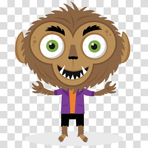 Halloween s, werewolf illustration transparent background PNG clipart