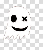 Halloween S, white ghost transparent background PNG clipart