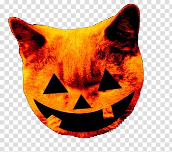 Halloween S, yellow and black pumpkin pillow transparent background PNG clipart