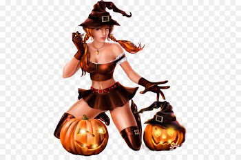 Halloween Saint Patrick's Day Woman - Halloween 