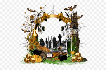 Halloween Scrapbooking Paper PaintShop Pro - cluster clipart 