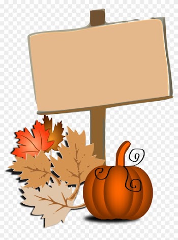 Halloween Sign Clip Art - Fall Borders Free Clip Art