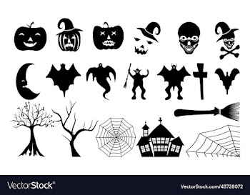 halloween silhouette collection