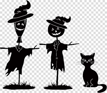 Halloween Silhouette , Halloween background transparent background PNG clipart