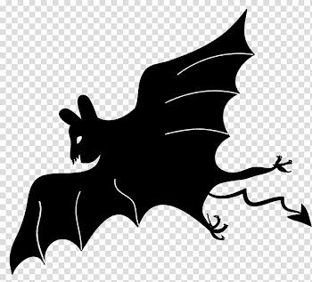 Halloween , silhouette of bat illustration transparent background PNG clipart