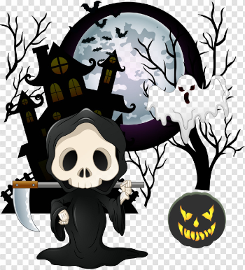 Halloween Skeleton PNG Image Background