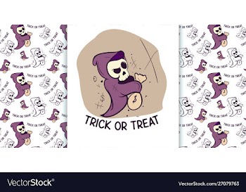 Halloween skeleton vector image