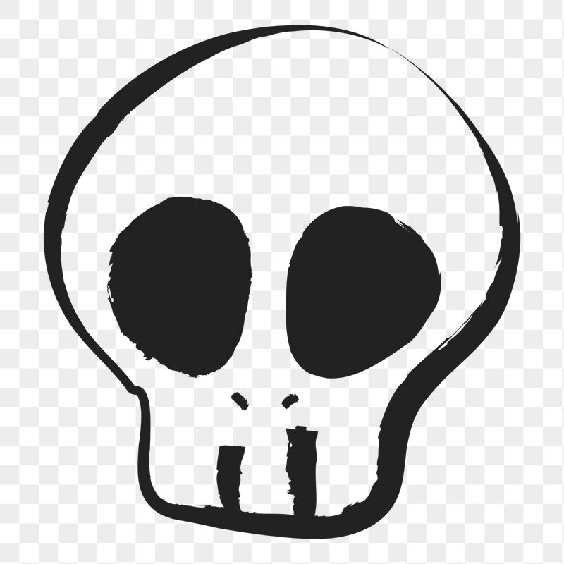 Halloween skull png sticker, cute | Free PNG Illustration - rawpixel