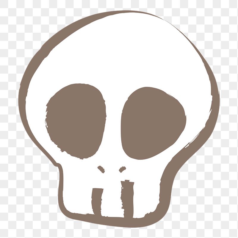 Halloween skull png sticker, pastel | Free PNG Illustration - rawpixel
