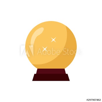 halloween sorceress crystal ball icon