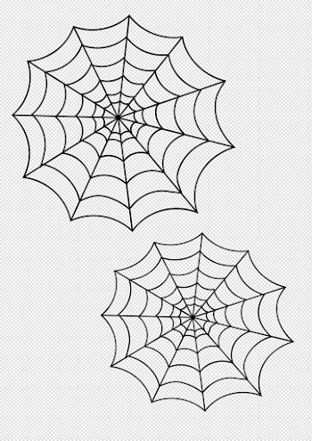 Halloween Spider Web Transparent