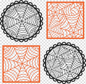 Halloween Spider Web Transparent Background PNG