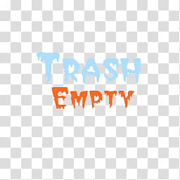 Halloween Spooky Icons, Trash Empty Halloween transparent background PNG clipart