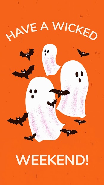 Halloween story template vector, white ghost… | Free stock illustration | High Resolution graphic