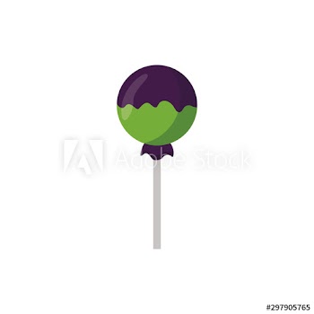 halloween sweet lollipop icon