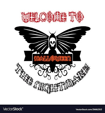 halloween t-shirt design with butterfly