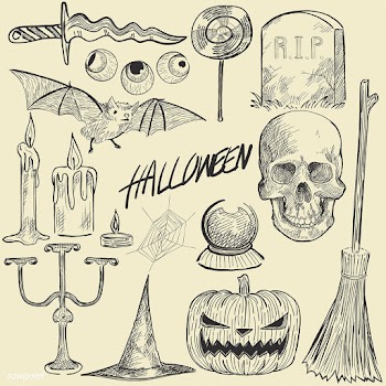 Halloween theme illustration | Free stock vector - 381795