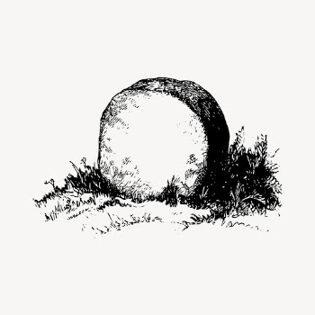 Halloween tombstone drawing clipart, vintage | Free Vector - rawpixel