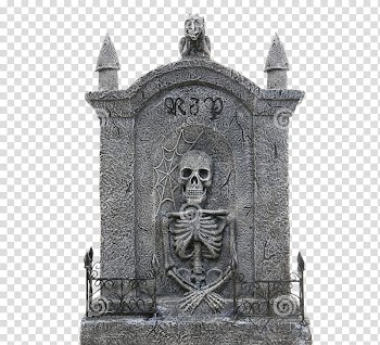 Halloween tombstone transparent background PNG clipart