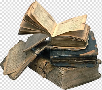 Halloween, torned books transparent background PNG clipart