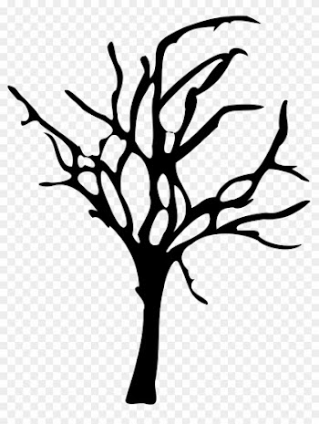 Halloween Tree Clipart - Dead Tree Vector