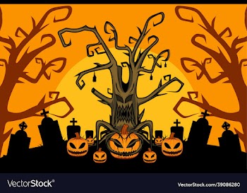 halloween tree happy
