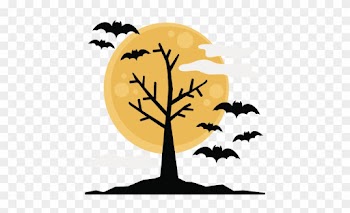 Halloween Tree Svg Cutting Files Halloween Svg Cuts - Halloween Transparent Background Clipart