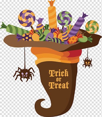 Halloween Trick-or-treating , Halloween candy transparent background PNG clipart