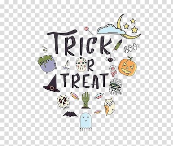 Halloween Trick-or-treating Jack-o'-lantern Icon, trick,or,treat transparent background PNG clipart