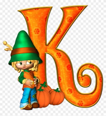 Halloween Tricks, Halloween Stuff, Halloween Letters, - Letter K With Pumpkins